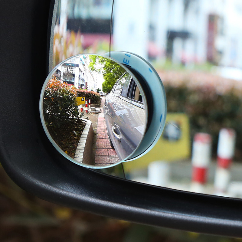 弗维高清无边框360度可调小圆镜盲点镜倒车镜广角镜汽车后视镜辅助镜